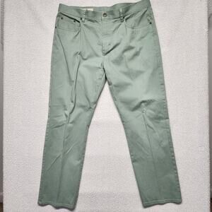 Onward Reserve Pants Mens 38x30 Light Green Straight Leg Cotton Chino Preppy